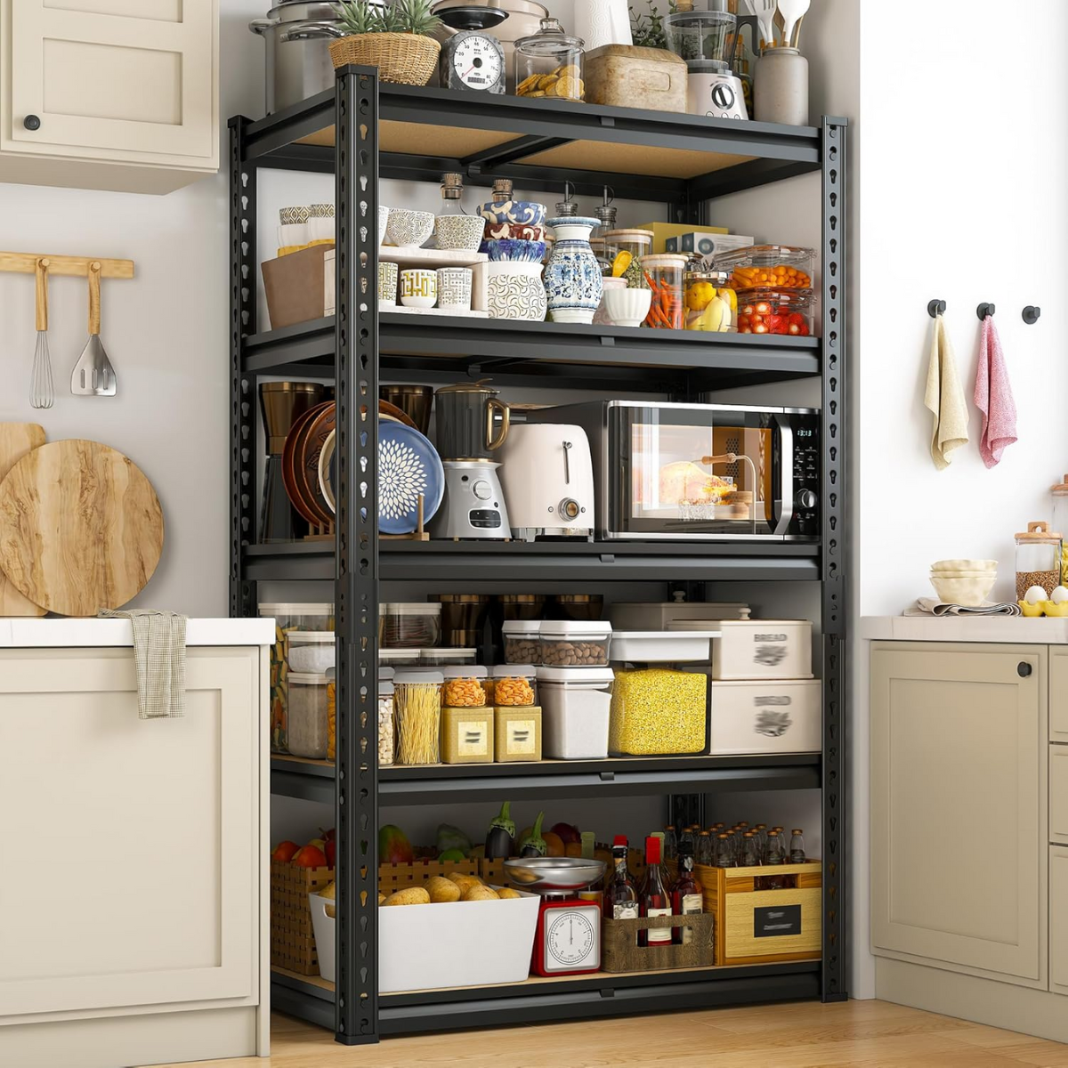 Estante Metálica Ajustável de 5 Níveis com Capacidade de 915 kg – FlexiRack™